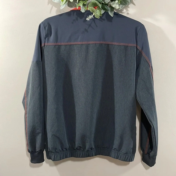 Dickies Dynamix Zip Front Bomber Scrub Jacket Gray S - Picture 2 of 16